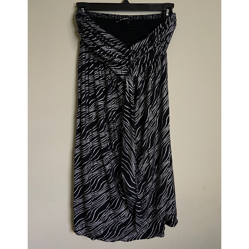 EXPRESS STRAPLESS ZEBRA PRINT DRESS🖤🤍